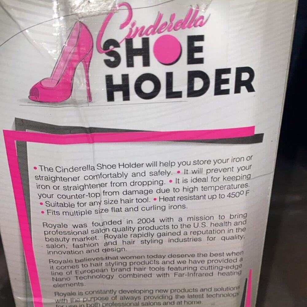 Cinderella Shoe Hair Tools Holder - Pink and Red - Picture 4 of 8